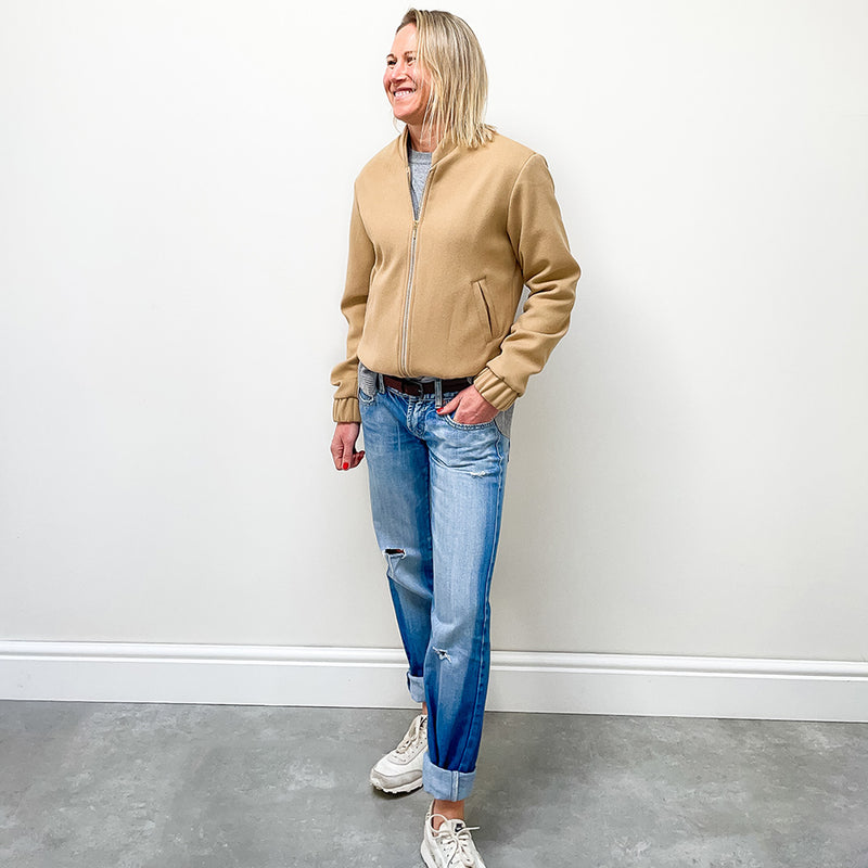 Bomber Jacket - Camel