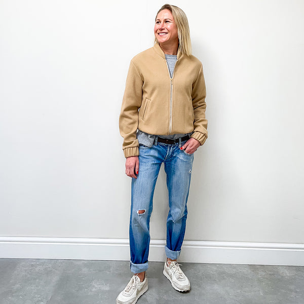 Bomber Jacket - Camel