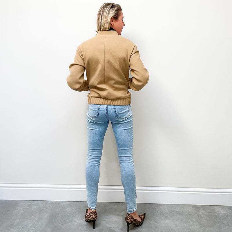 Bomber Jacket - Camel