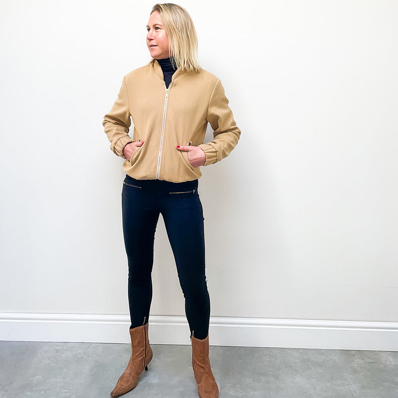 Bomber Jacket - Camel