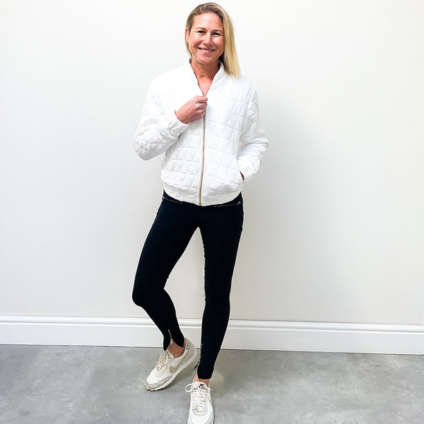 Bomber Jacket - Quilt Ivory