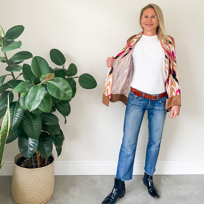 Waterfall Cardigan - Pink