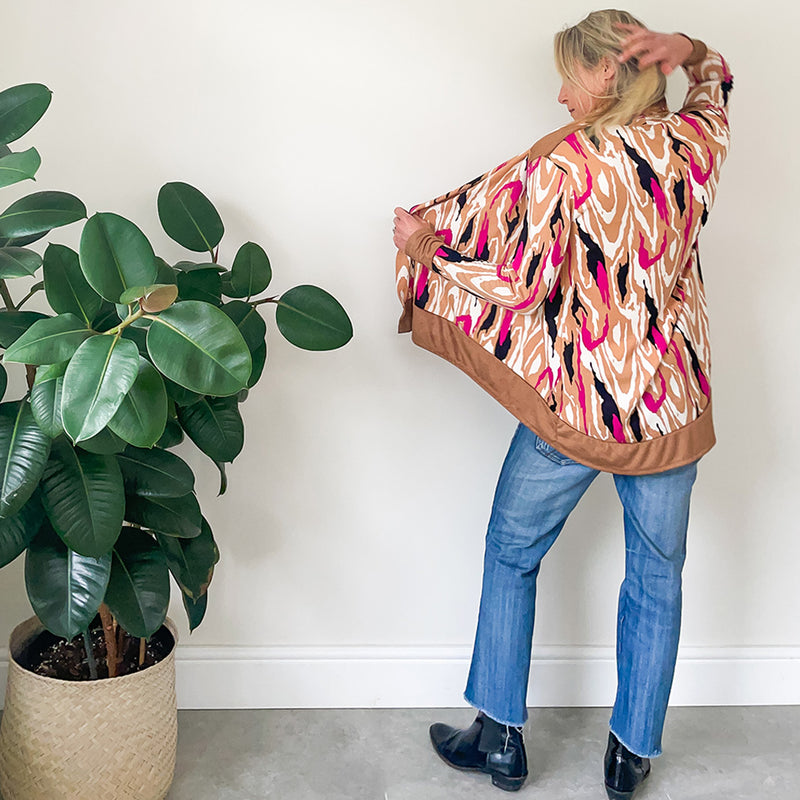 Waterfall Cardigan - Pink