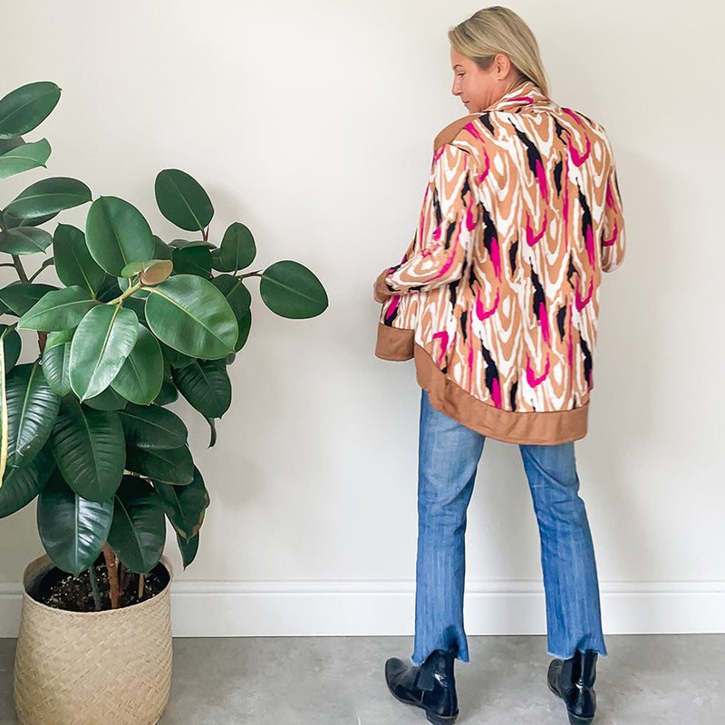 Waterfall Cardigan - Pink