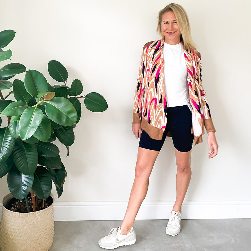 Waterfall Cardigan - Pink