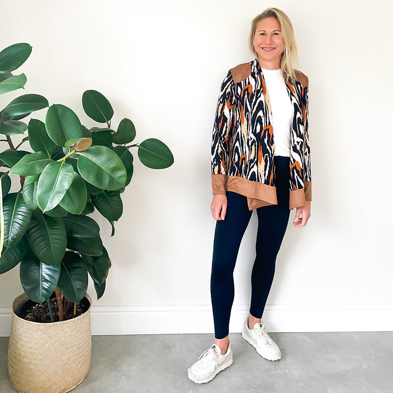 Waterfall Cardigan - Tan