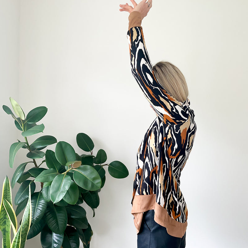 Waterfall Cardigan - Tan