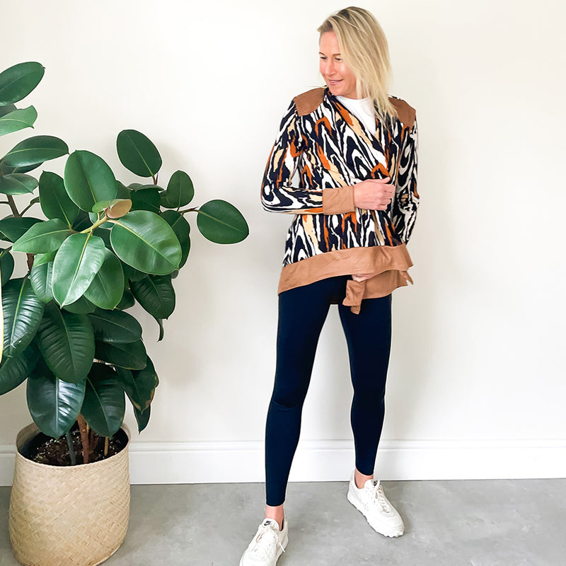 Waterfall Cardigan - Tan