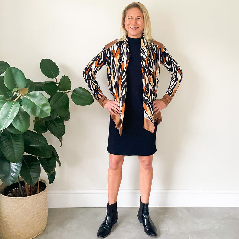 Waterfall Cardigan - Tan
