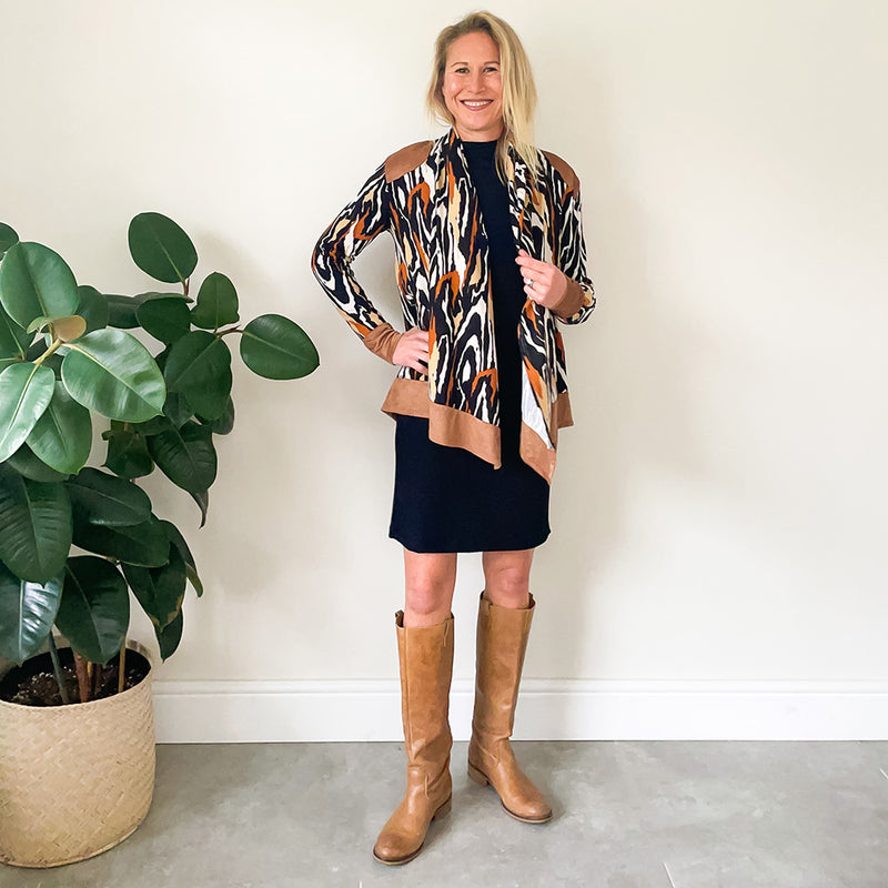 Waterfall Cardigan - Tan