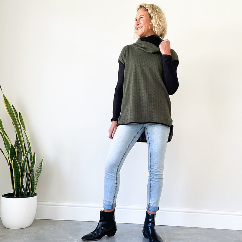 Easy Pull Over - Olive