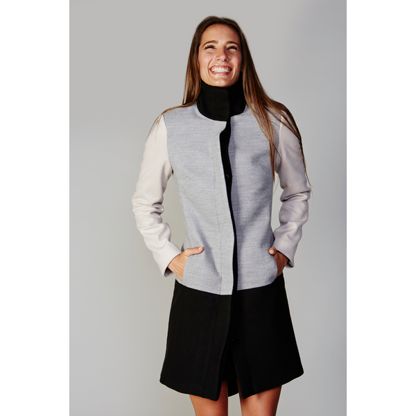 Funnel Neck Coat