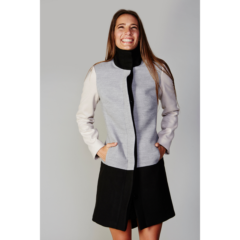 Funnel Neck Coat