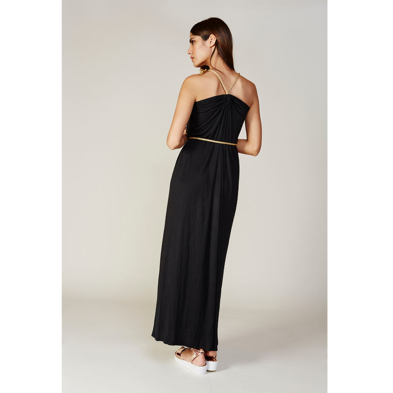 Maxi Rope Dress - Black