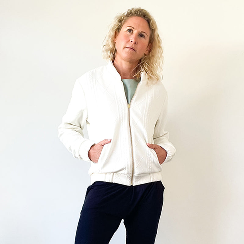 Bomber Jacket - Ivory