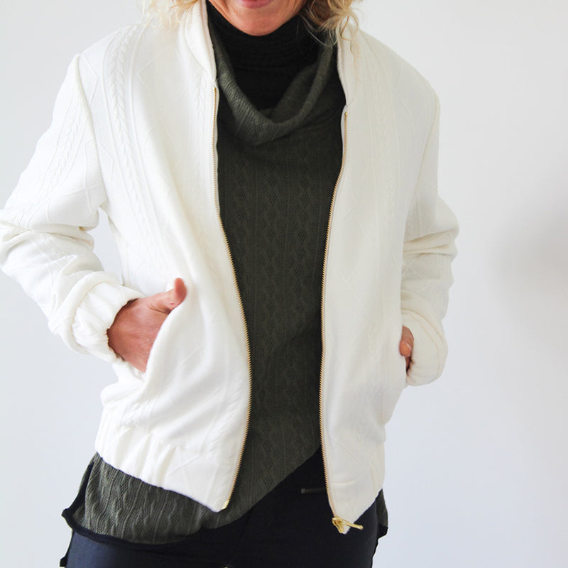 Bomber Jacket - Ivory