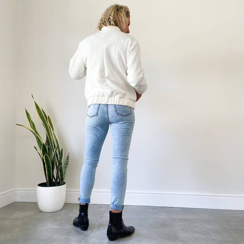 Bomber Jacket - Ivory