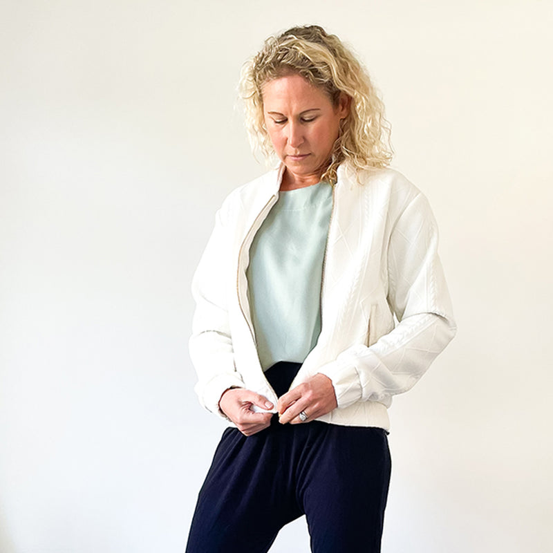 Bomber Jacket - Ivory