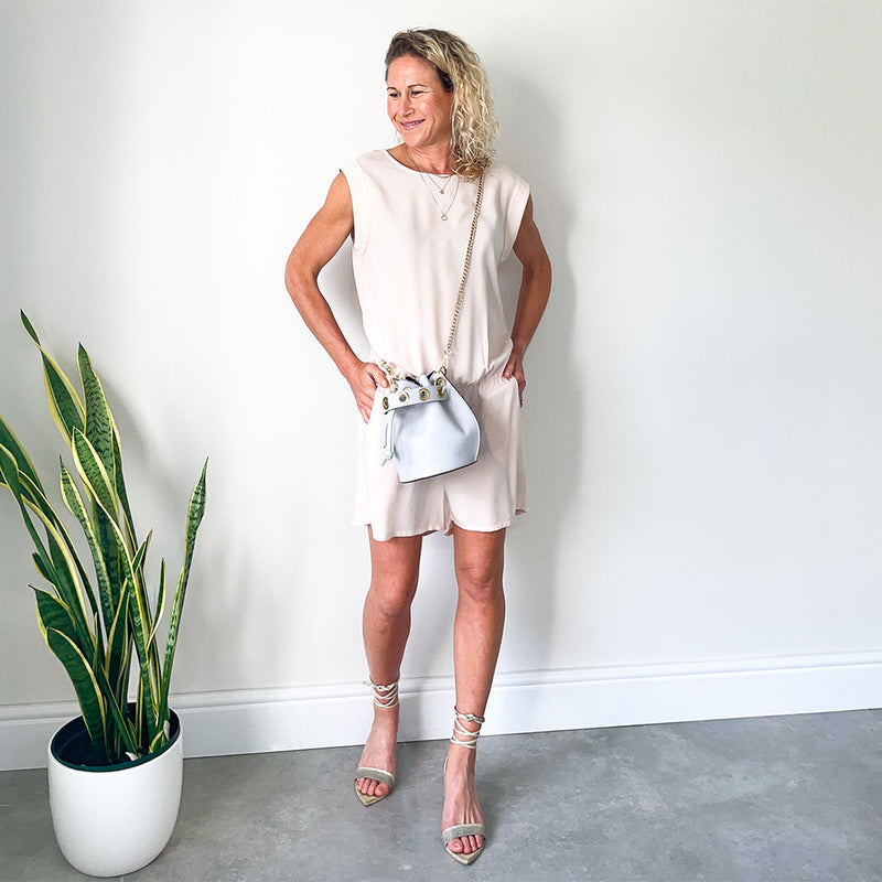 Short Romper - Blush