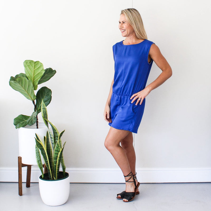 Romper - Cobalt