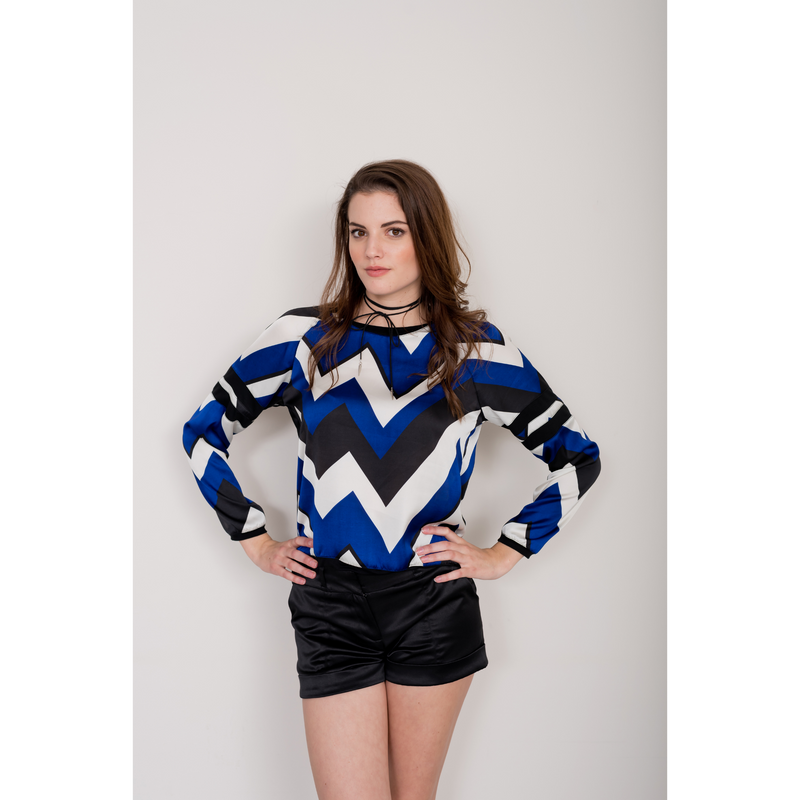 Shorts with Turn up Detail - Black