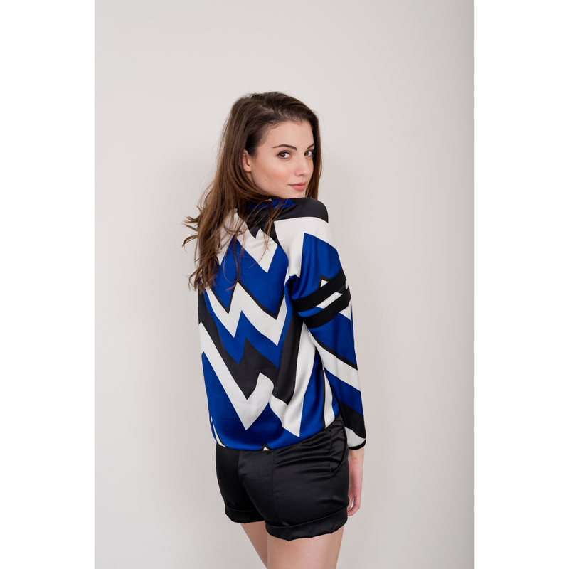 Shorts with Turn up Detail - Black
