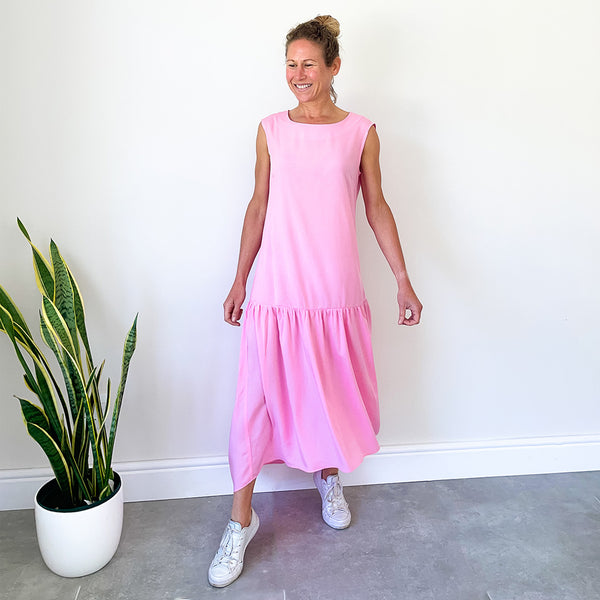 Dress with Full Hem - Pink