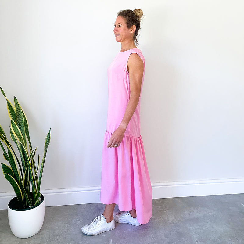 Dress with Full Hem - Pink