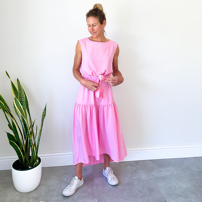 Dress with Full Hem - Pink