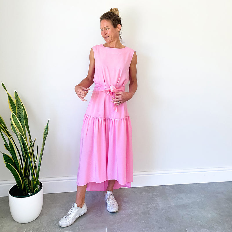 Dress with Full Hem - Pink