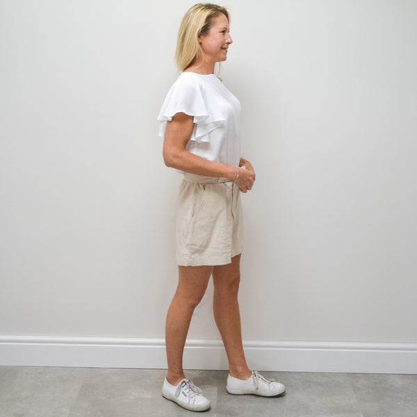 Paper Bag shorts - Natural