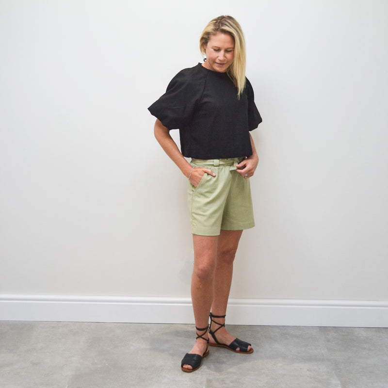 Paper Bag shorts - Green