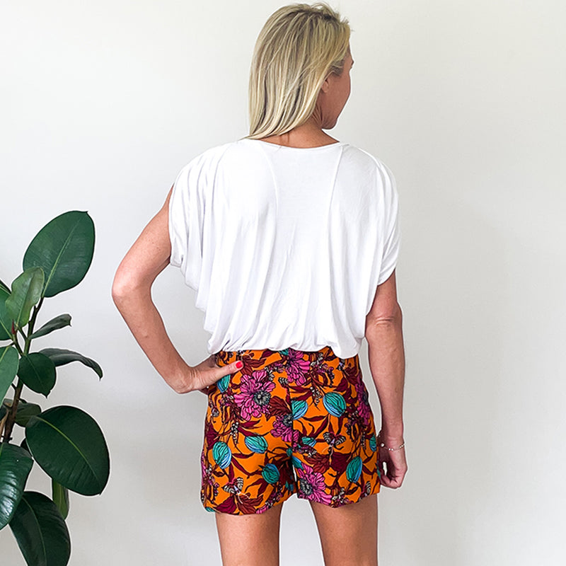 Flat Front Shorts