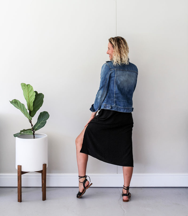 Cami Slip Dress - Black