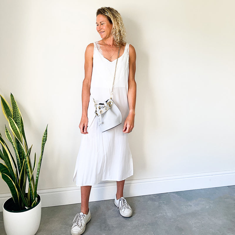 Cami Slip Dress - White