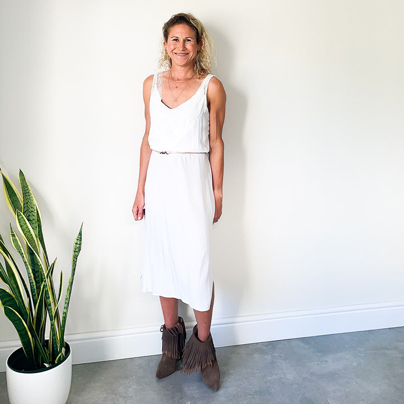 Cami Slip Dress - White