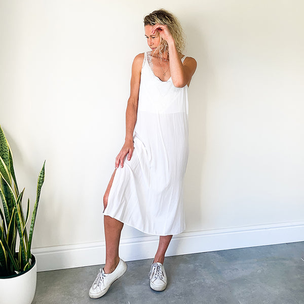 Cami Slip Dress - White