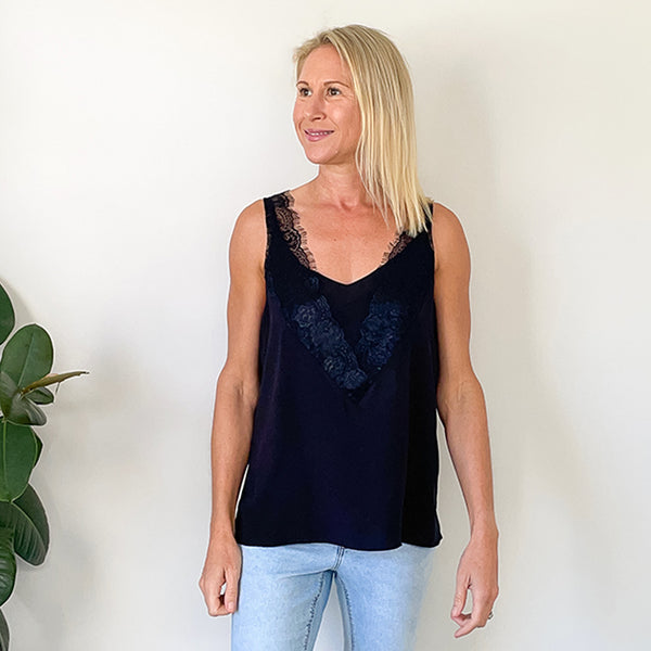 Lace Cami - Black