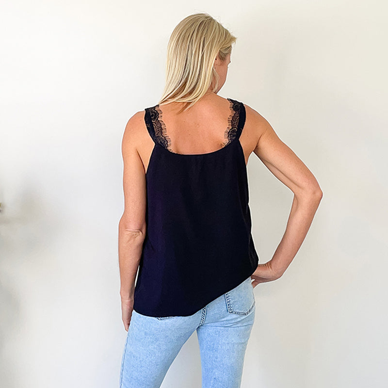 Lace Cami - Black