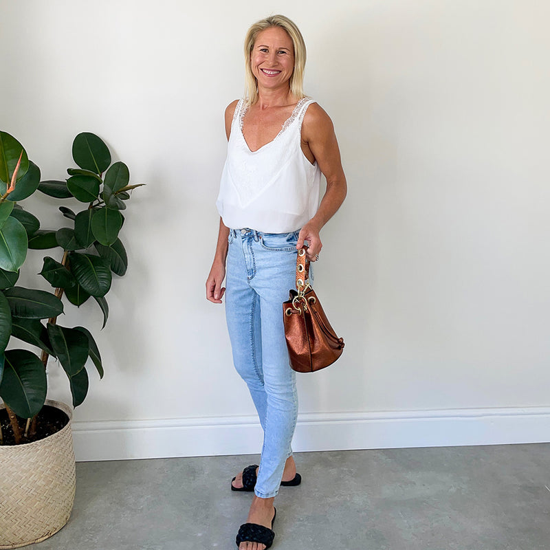 Lace Cami - WHITE
