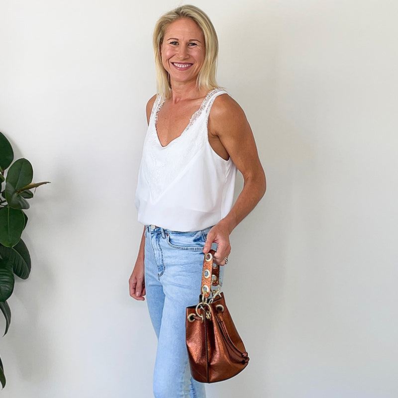 Lace Cami - WHITE