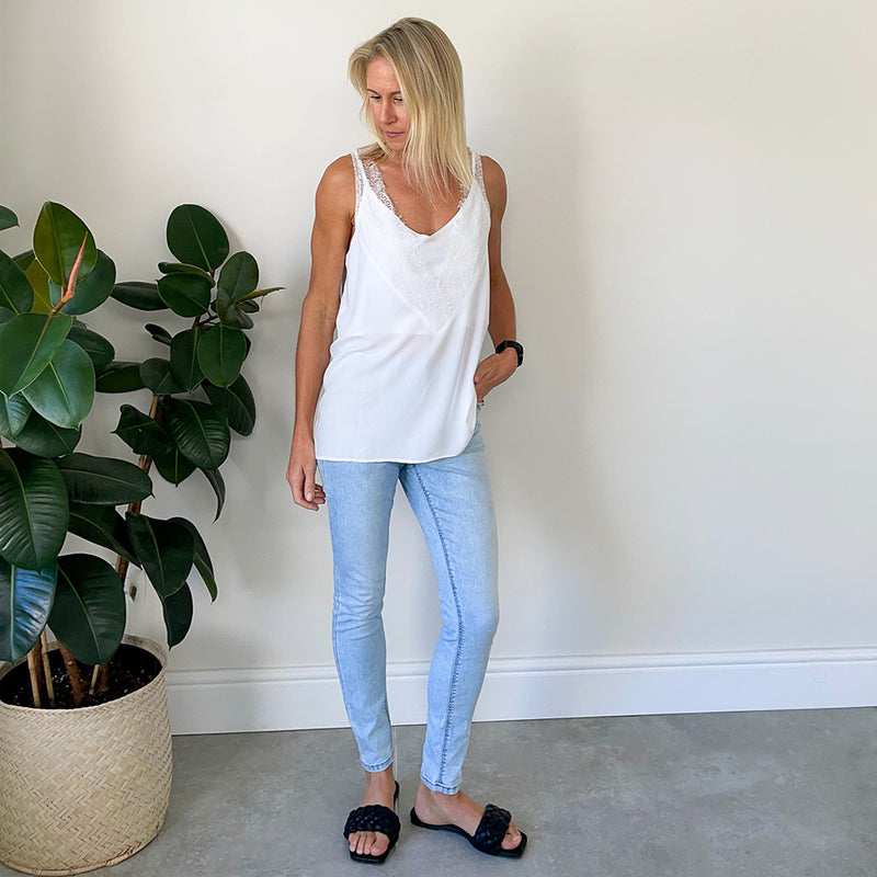 Lace Cami - WHITE