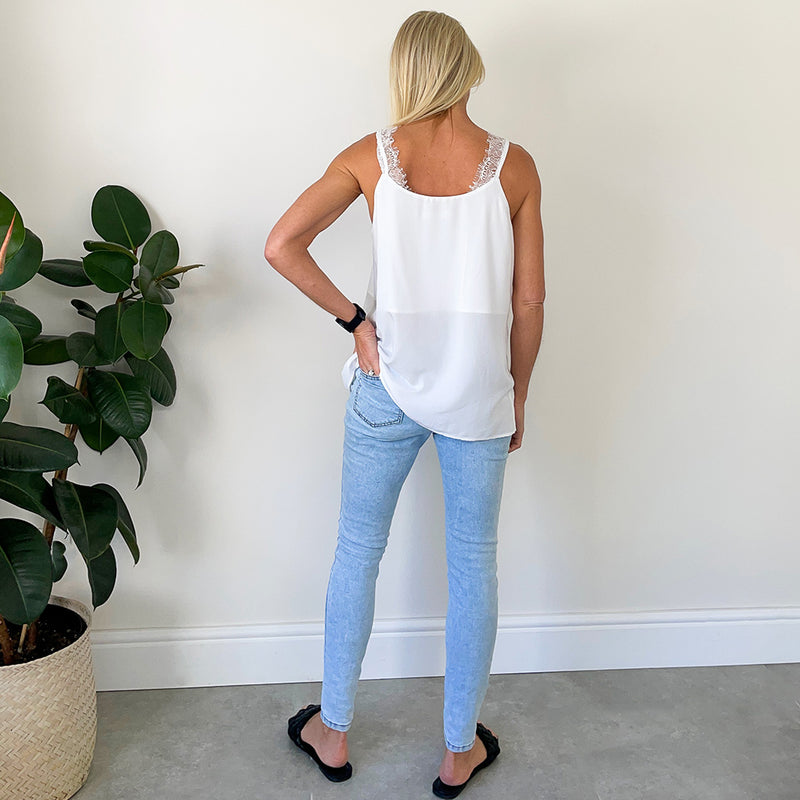 Lace Cami - WHITE