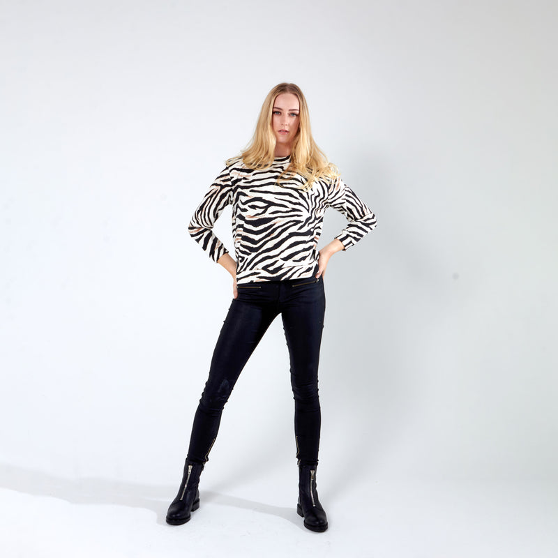Track Top - Zebra