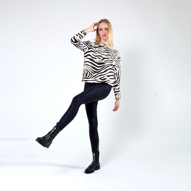 Track Top - Zebra