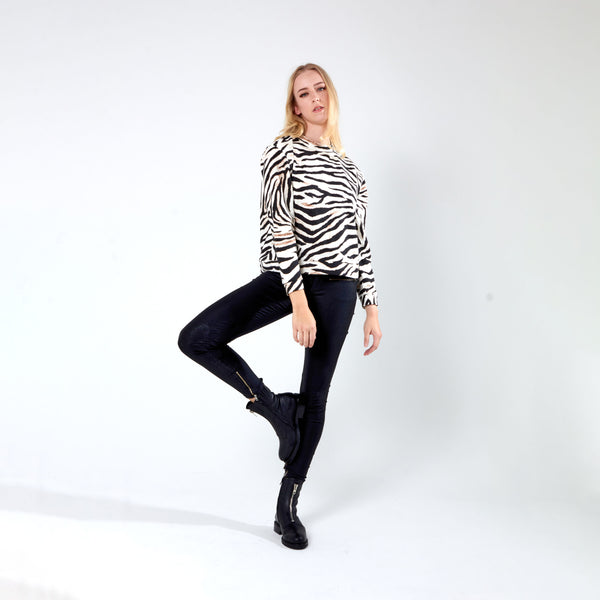 Track Top - Zebra