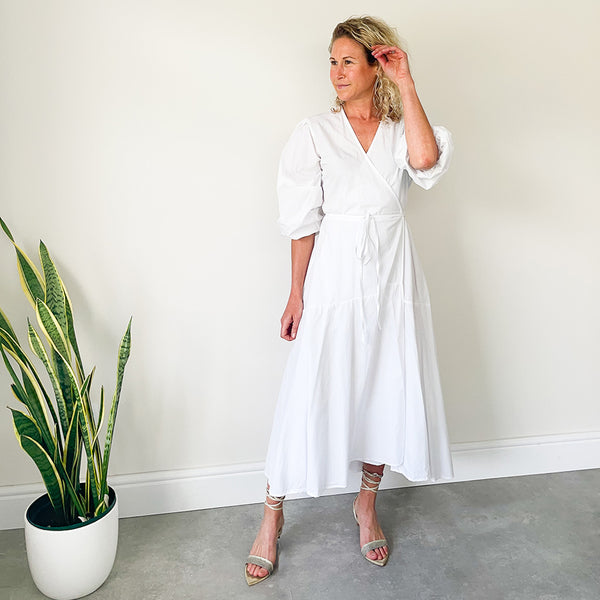 Wrap Dress - White