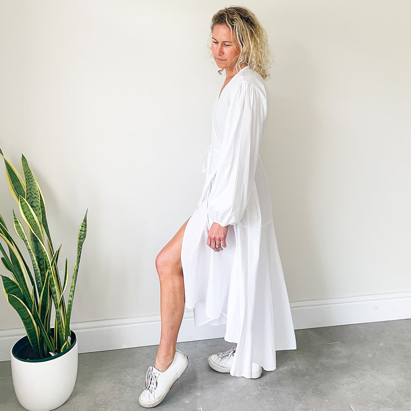 Wrap Dress - White